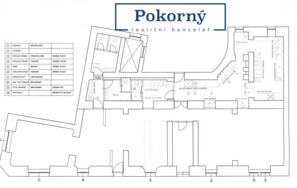 Pronájem restaurace v historické budově na Masarykově nábřeží, Praha 1